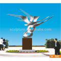 Modern Large Stainless steel Animal Sculpture for outdoor decoration